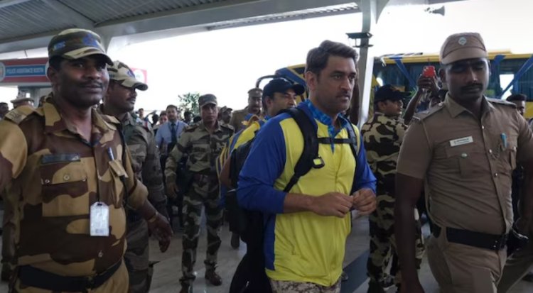 IPL 2023: Before the season opener against the Gujarat Titans, the Chennai Super Kings leave for Ahmedabad.