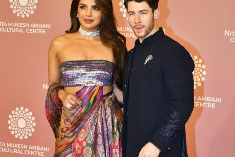 Priyanka Chopra and Nick Jonas appear adorable as they arrive at the NMACC launch on Day 2 together.