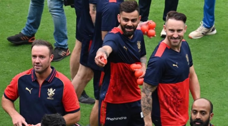 Nahi Eee Sala Cup: Virat Kohli is amused by Faf du Plessis's remark ahead of their IPL 2023 debut.