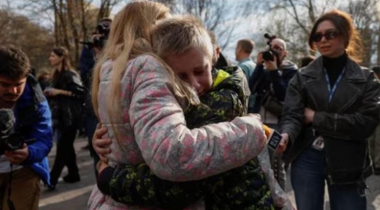 31 children who fled Russia for Ukraine have returned home amid the conflict.