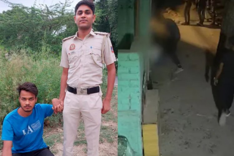 Delhi murder: Sahil, the accused, is taken to the scene of the crime to recreate the events.