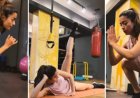 Rashmika Mandanna channels her 'inner beast' when working out.