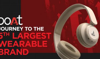 boAt Makes History; Becomes the World's 5th Largest Wearable Brand