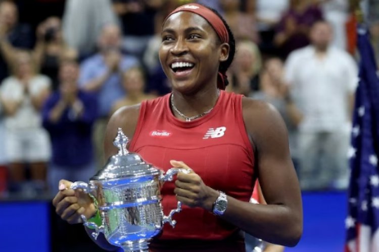 A video of a young Coco Gauff in the crowd at the US Open has surfaced following her victory.
