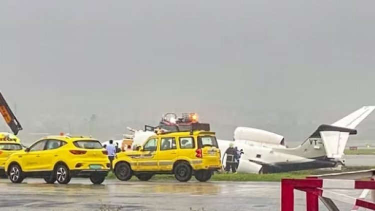 A charter jet crashes at Mumbai Airport, injuring eight people, including two pilots: The most recent updates