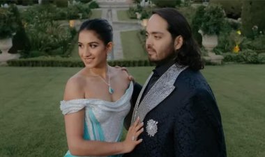 Radhika Merchant and Anant Ambani looked stunning at their grand pre-wedding celebration.