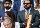 Rohit Sharma's viral photos steal the show at Wimbledon 2024.