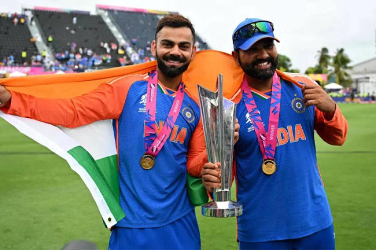 "Brother on his side": Virat Kohli and Rohit Sharma's mother are referred to be the "GOAT duo in T20 cricket" as they post an image of their son.