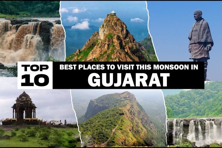 Top 10 places to visit in Gujarat during the monsoon season.