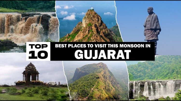 Top 10 places to visit in Gujarat during the monsoon season.