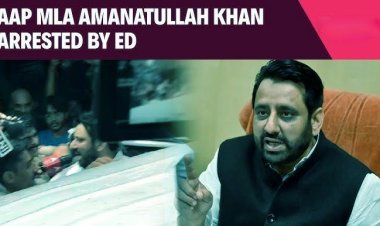 AAP MLA Amanatullah Khan arrested by investigating agency ED after searching his house
