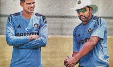 Parth test... chot ke kaaran gil ka khelana mushkil, rohit ke khelane kee sambhaavana badhee