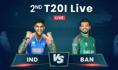 IND vs BAN 2nd T20I Live Score: The second match of the T20 series between the Indian cricket team and Bangladesh cricket Live update