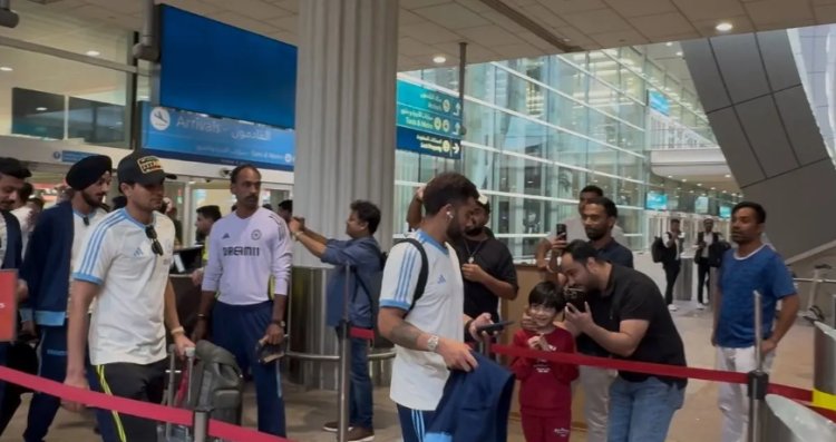 Team India reached Dubai for Champions Trophy 2025, will play its first match on this day