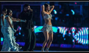 Disha Patani shines at the IPL 2025 opening, while Karan Aujla goes Tauba Tauba. Watch