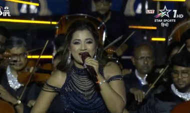 Watch: IPL opening ceremony 2025, Shreya Ghoshal and the audience say "Maa Tujhhe Salaam."
