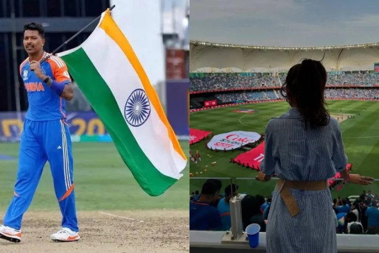 Champions Trophy Ends, This Beauty Goes Viral! Linked with Hardik Pandya, Fans Compare Her to Mahvish