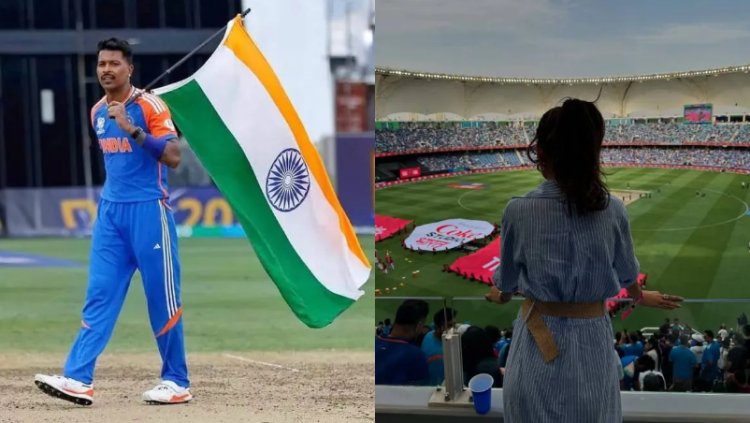 Champions Trophy Ends, This Beauty Goes Viral! Linked with Hardik Pandya, Fans Compare Her to Mahvish