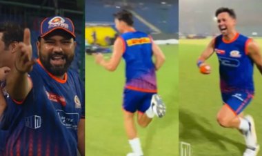 Seeing the storm, Rohit said to Mumbai Indians players- Comeback, this player ran at the speed of lightning