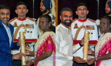 India's veteran spinner Ashwin became Padma Shri, PR Sreejesh got Padma Bhushan