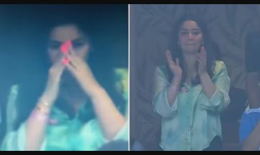 Sara Tendulkar's reaction went viral after Shubman Gill was out