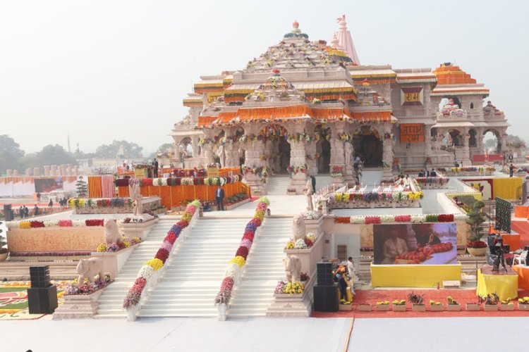 The captivating beauty of Ayodhya's Ram Mandir