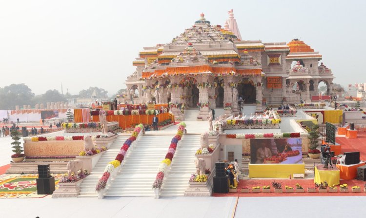 The captivating beauty of Ayodhya's Ram Mandir