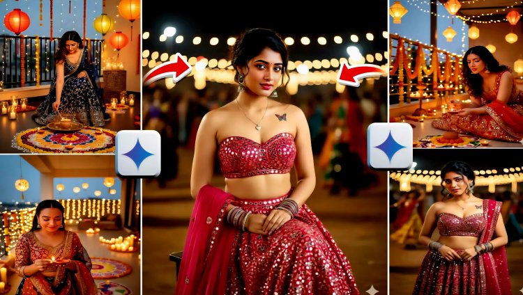 Top 40 Trending Diwali Special Gemini AI Photo Editing Prompts for Boys, Girls & Couples – Copy & Paste Ideas