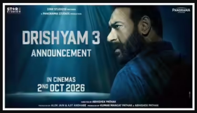 Ajay Devgn Returns as Vijay Salgaonkar – ‘Drishyam 3’ Release Date Out