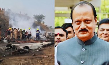 महाराष्ट्र के बारामती में plane crash में Ajit Pawar की मौत.