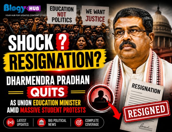 Shock Resignation? Dharmendra Pradhan Quits as Union Education Minister Amid Massive Student Protests
