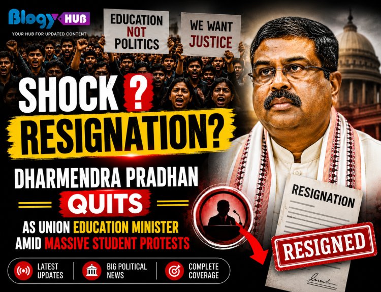 Shock Resignation? Dharmendra Pradhan Quits as Union Education Minister Amid Massive Student Protests